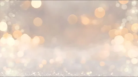 Golden Bokeh Glitter Background Loop Elegant Luxury Wedding Sparkle Stock Footage 341818863