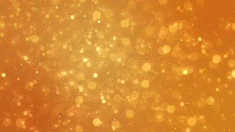 Golden bokeh light background warm glowing circles, sparkling particles, gradien Stock Footage 340415835