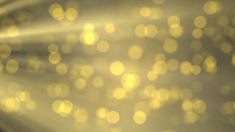 Golden Bokeh Light Rays Background Stock Footage 331629641
