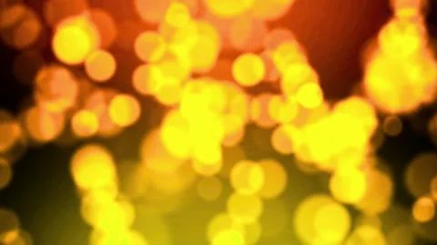 Golden bokeh lights background. Abstract blurred illumination Stock Footage 334308693