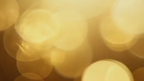 Golden bokeh lights background changing and shimmering Stock Footage 310042818