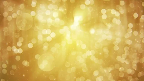 Golden bokeh lights Stock Footage 76005750