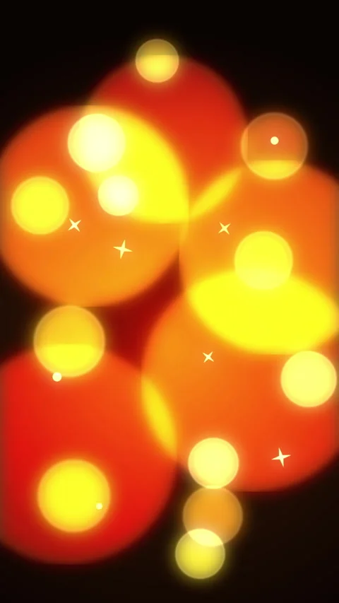 Golden bokeh loop animation with glowing warm circles and festive light Vídeos de archivo 346640993
