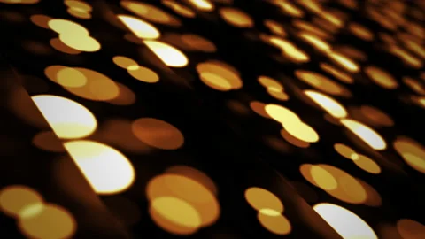 Golden bokeh mosaic background loop animation Stock Footage 137111236