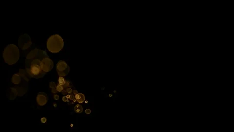 Golden Bokeh Particles And Out Of Focus Sparks Shimmering Stock Footage 326290341
