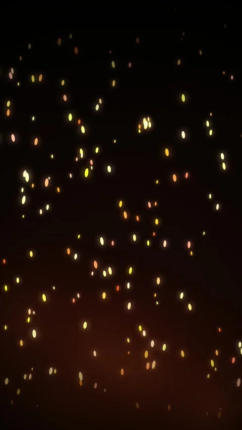 Golden bokeh particles falling in dark background for magic festive abstrac.. Stock Footage 345494117