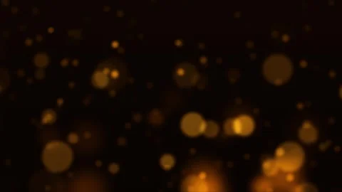 Golden Bokeh Particles Stock Footage 331623864