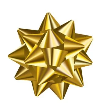 Golden bow Stock-Illustration