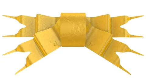 The golden bow-knot Иллюстрация