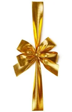 Golden bow Stock Photos