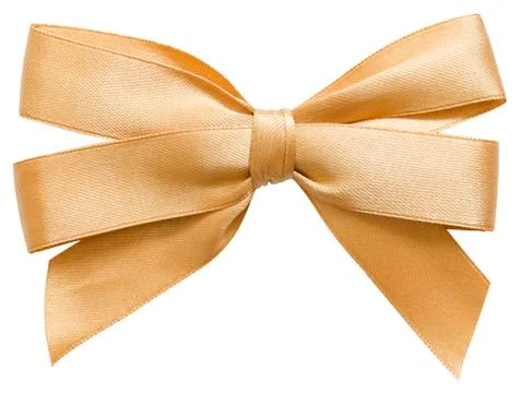 Golden bow Stock Photos