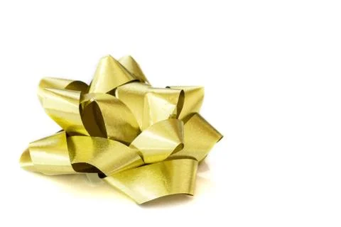 Golden bow Stock Photos