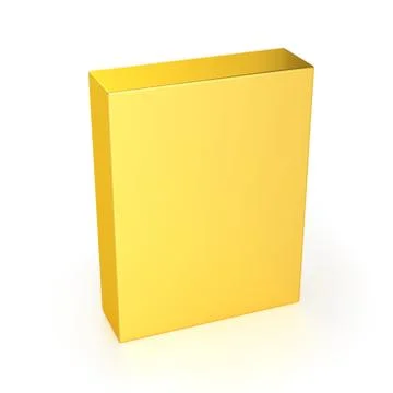 Golden Box - Blank Stock Illustration