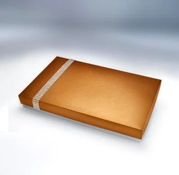 Golden box Stock Photos