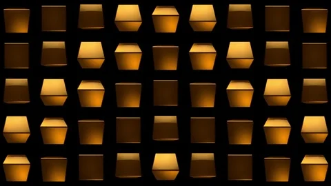 Golden Box VJ Loops Stock-Footage 74356923