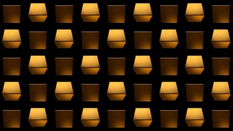 Golden Box VJ Loops Stock-Footage 74357172