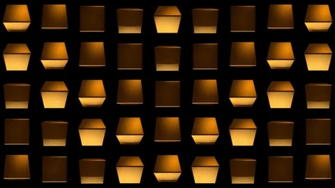Golden Box VJ Loops Stock-Footage 74357484