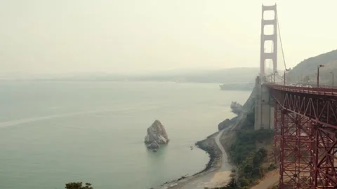Golden Bridge Video stock 132805333