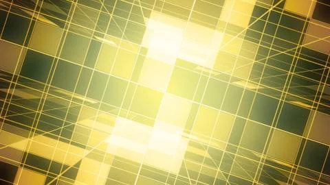 Golden Broadcast Grid Stock Illustration
