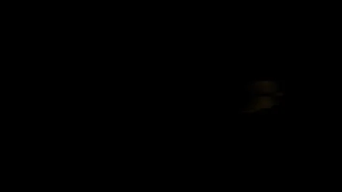 Golden Brush Stroke Set on Black Background Stock Footage 321505032