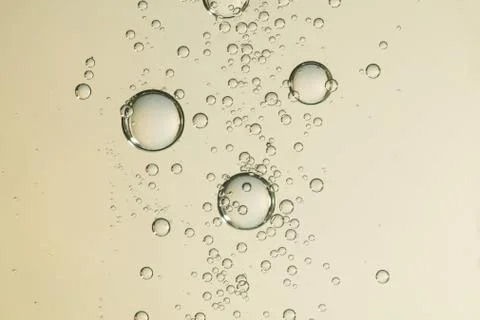 Golden bubbles Stock Photos