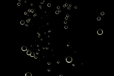 Golden bubbles Stock Photos