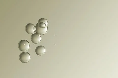 Golden bubbles Stock Photos