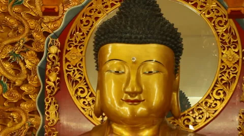 Golden Buddha Stock Footage 890955