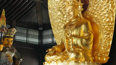 Golden Buddha Stock Footage 66510131