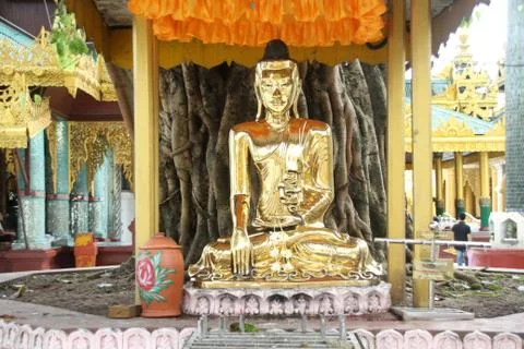 Golden buddha Stock Photos