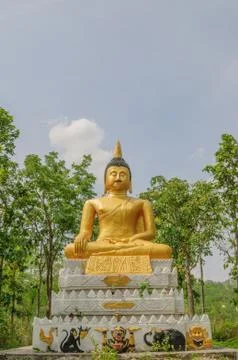 Golden buddha Stock Photos