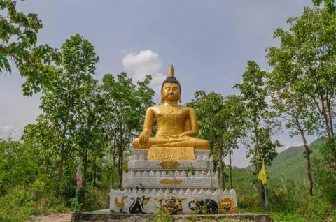 Golden buddha Stock Photos