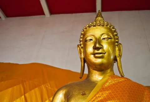 Golden buddha Foto stock
