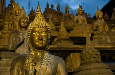 Golden Buddha Stock Photos