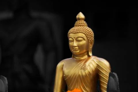 Golden Buddha Statue  Stock Photos