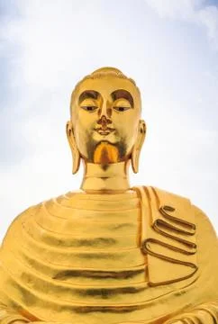 Golden buddha's image Stock Photos