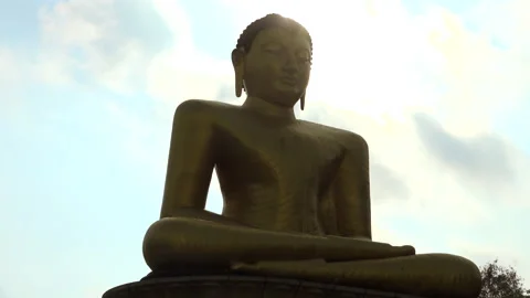 Golden Budha Stock Footage 151026388