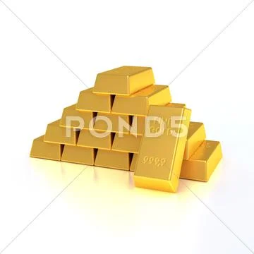 Golden bullion Stock Illustration