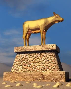 Golden calf Stock Illustration