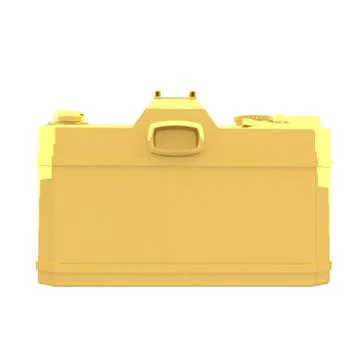 Golden Camera Stock Illustration
