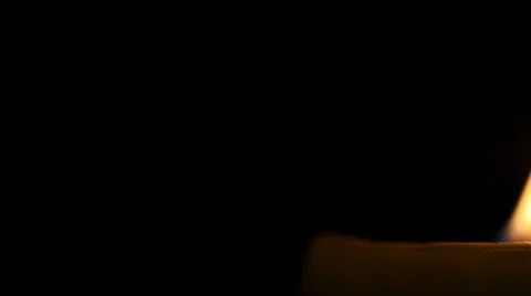 Golden candle Stock Footage 29922250