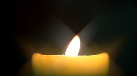 Golden candle Stock Footage 30466862