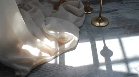 Golden Candlestick. Stock Footage 65497711