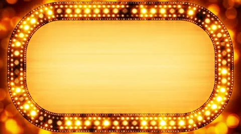 golden casino neon banner loopable | Stock Video | Pond5