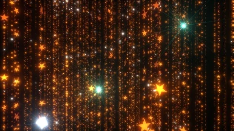 Golden Chains Background Stock Footage 89935405