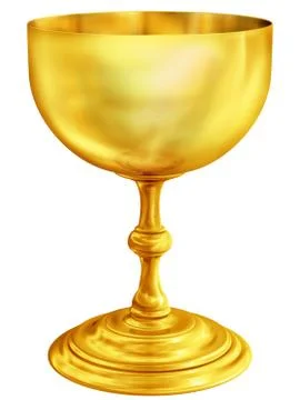 Golden chalice Stock Illustration