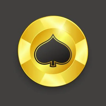 Golden chip jackpot 스톡 일러스트