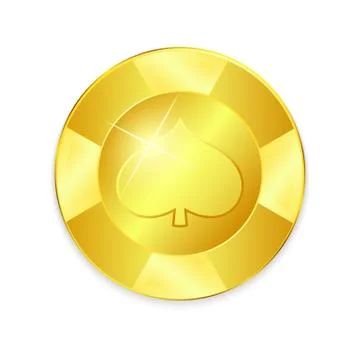 Golden chip jackpot 스톡 일러스트