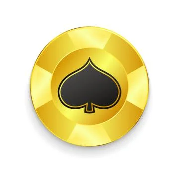Golden chip jackpot 스톡 일러스트