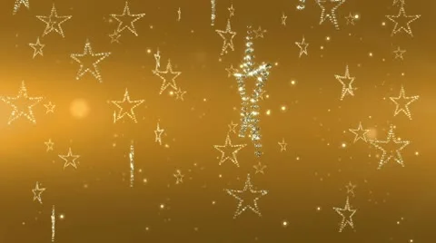 Golden Christmas Background Stock Footage 8918192